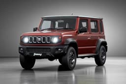 Maruti Suzuki Jimny Color Bluish Black Sizzling Red